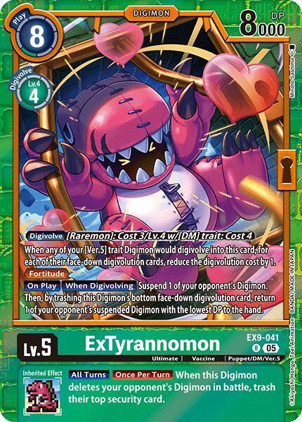 ExTyrannomon card image
