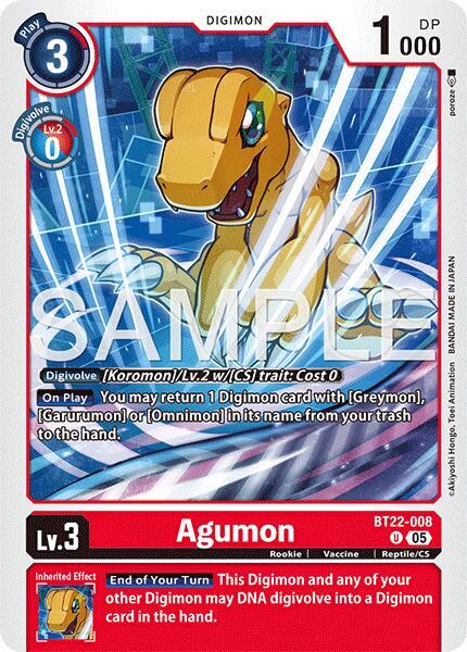 Agumon card image