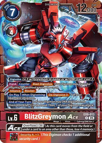 BlitzGreymon ACE card image