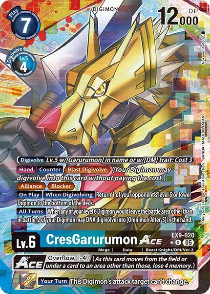 CresGarurumon ACE (Alternate Art) card image