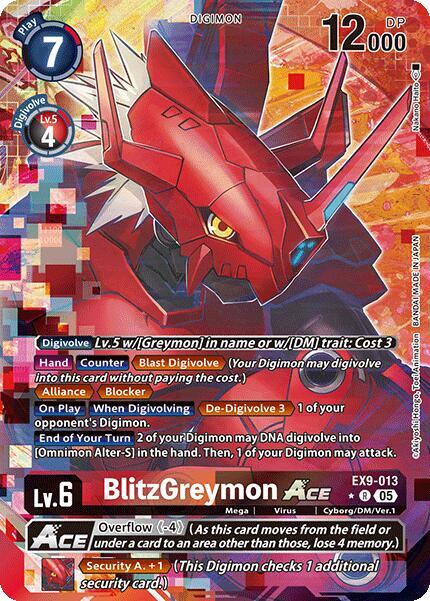 BlitzGreymon ACE (Alternate Art) card image