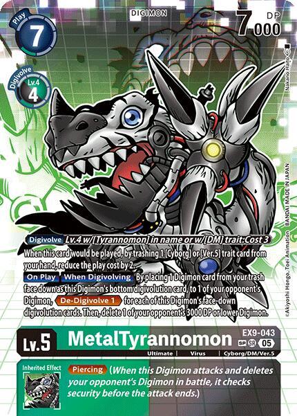 MetalTyrannomon (SP) card image
