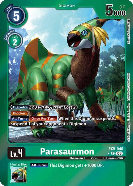 Parasaurmon (Limited Foil) card image