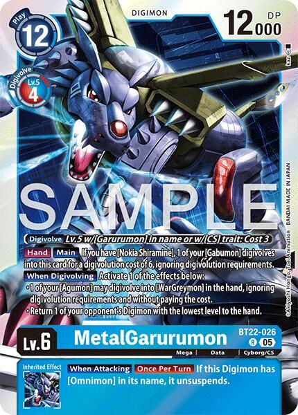 MetalGarurumon card image