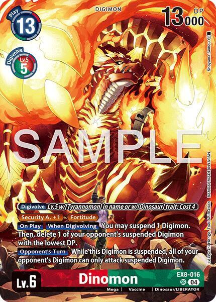 Dinomon (Digimon Liberator Debuggers set) card image