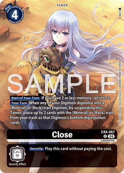 Close (Digimon Liberator Debuggers Set) card image