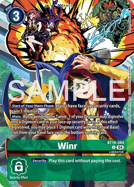 Winr (Digimon Liberator Debuggers Set) card image