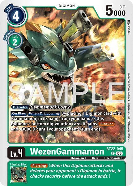 WezenGammamon card image