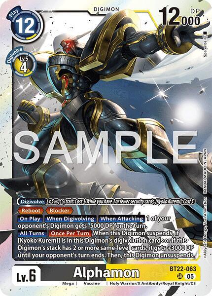 Alphamon card image