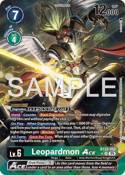Leopardmon ACE (Alternate Art) card image