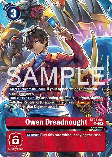 Owen Dreadnought (Digimon Liberator Debuggers Set) card image