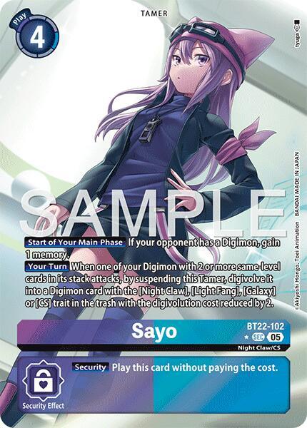 Sayo (Alternate Art) card image