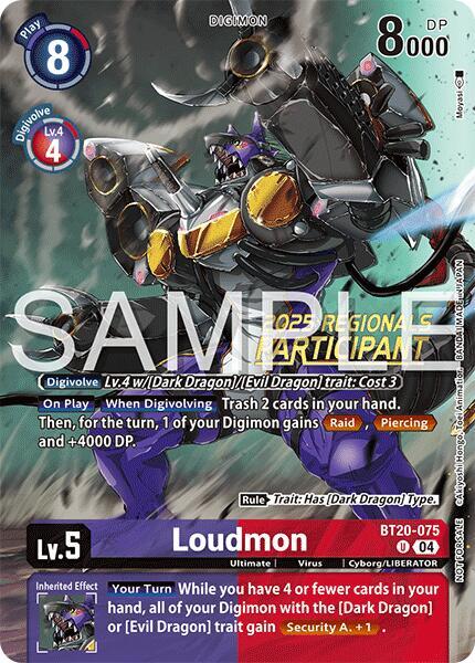 Loudmon (Regionals 25-26 Season 2 Participant) card image