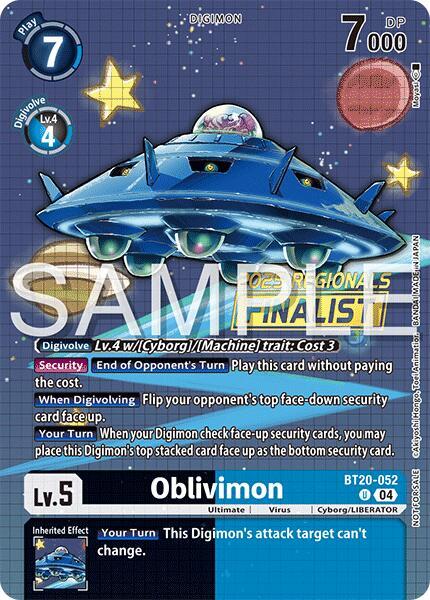 Oblivimon (Regionals 25-26 Season 2 Finalist) card image
