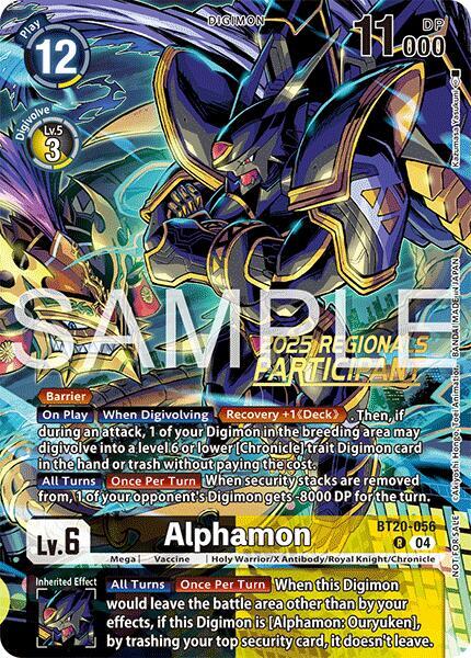 Alphamon (Regionals 25-26 Season 2 Participant) card image