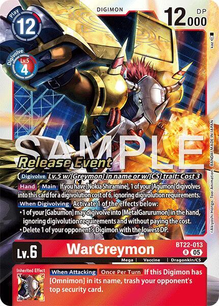 WarGreymon card image