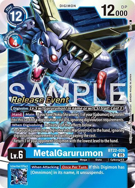 MetalGarurumon card image