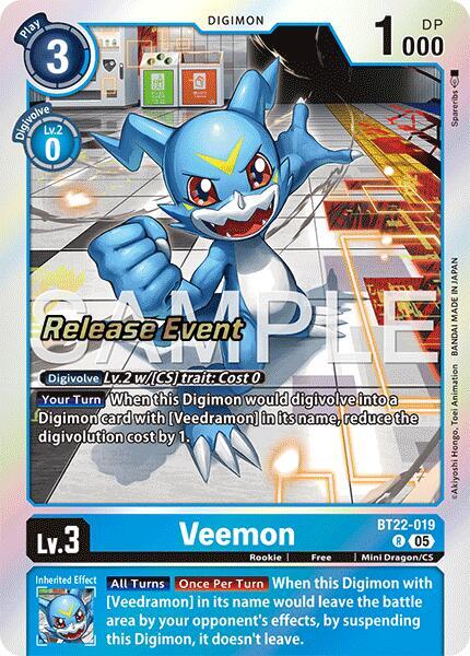 Veemon card image