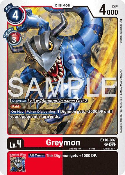 Greymon card image