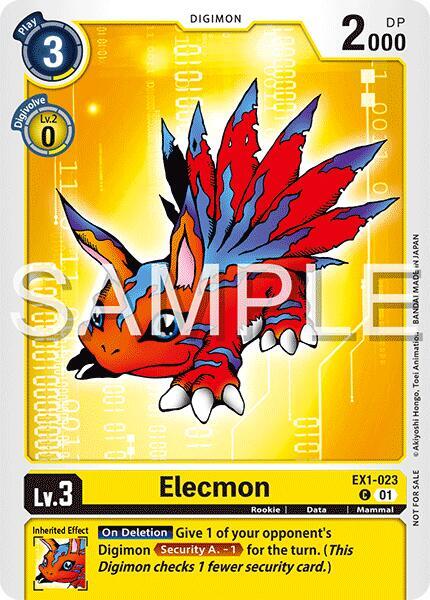 Elecmon (EX1-023) (Time Stranger Demo Deck) card image