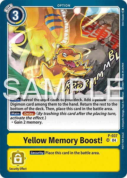 Yellow Memory Boost! (Time Stranger Demo Deck) card image