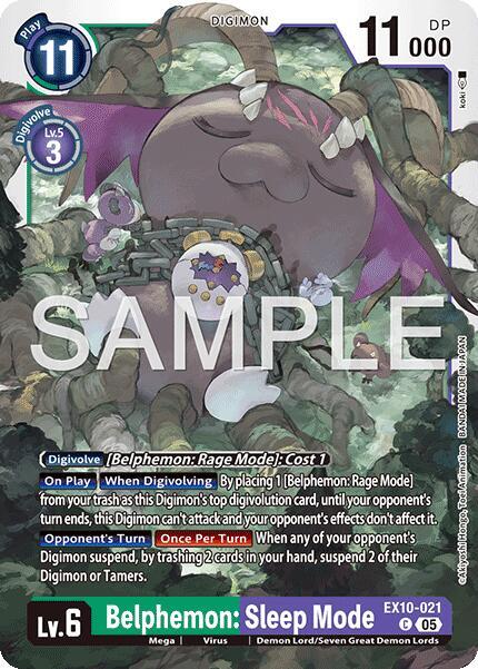Belphemon: Sleep Mode card image