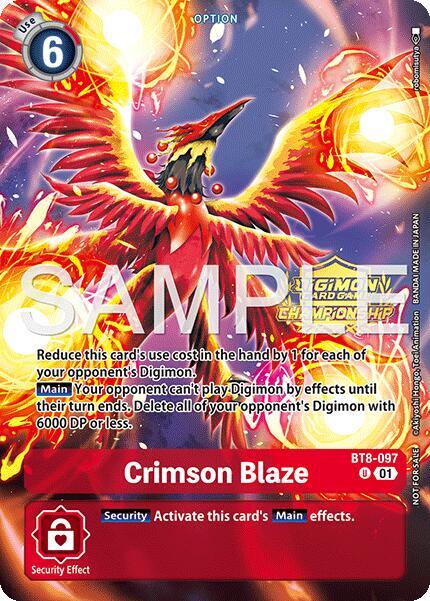 Crimson Blaze (Championship 25-26 Tamers Pack Season 1) card image