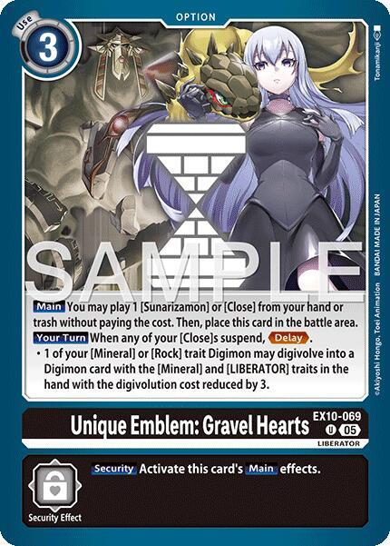 Unique Emblem: Gravel Hearts card image