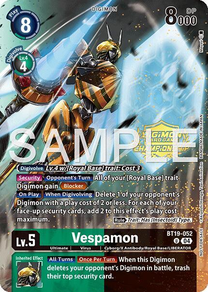 Vespamon (Championship 25-26 Tamers Pack) card image