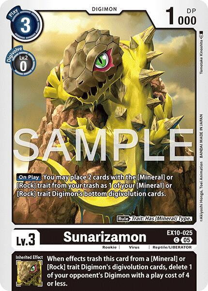 Sunarizamon card image