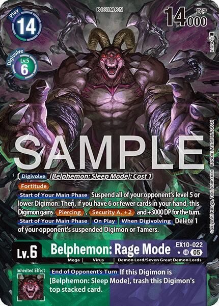 Belphemon: Rage Mode (Alternate Art) card image