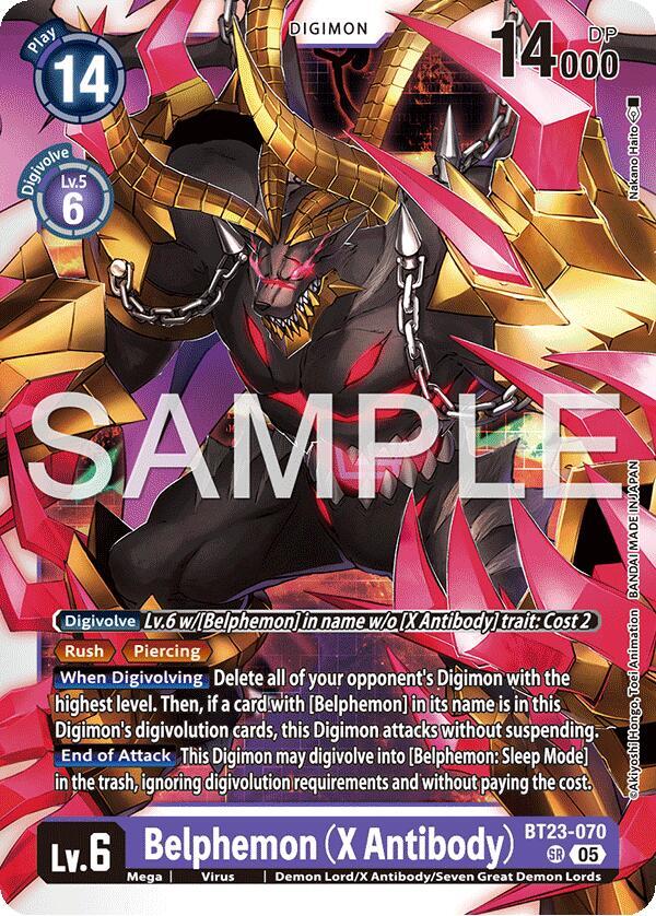 Belphemon (X Antibody) card image
