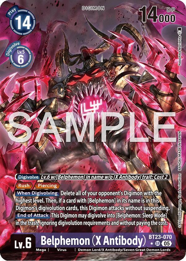 Belphemon (X Antibody) (Alternate Art) card image