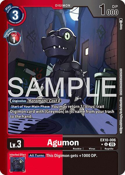 Agumon (Limited Foil) card image