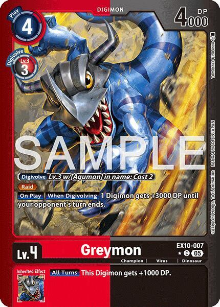 Greymon (Limited Foil) card image
