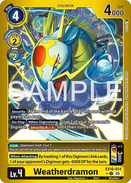 Weatherdramon (Limited Foil) card image