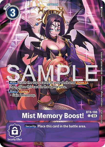 Mist Memory Boost! (Sinister Order Legend Pack) card image