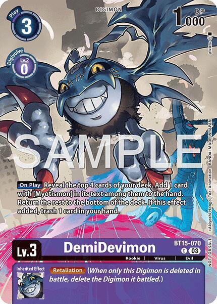 DemiDevimon (Sinister Order Legend Pack) card image