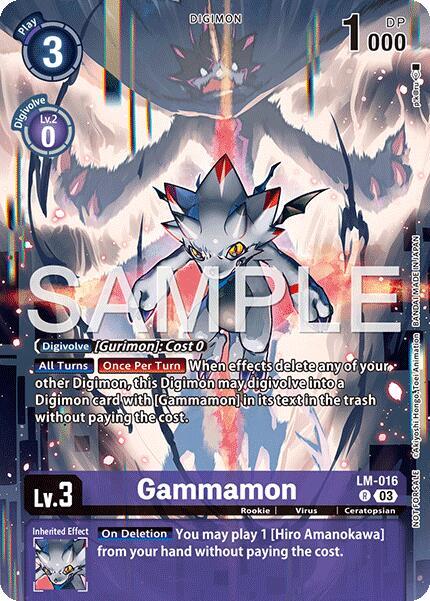 Gammamon (Sinister Order Legend Pack) card image