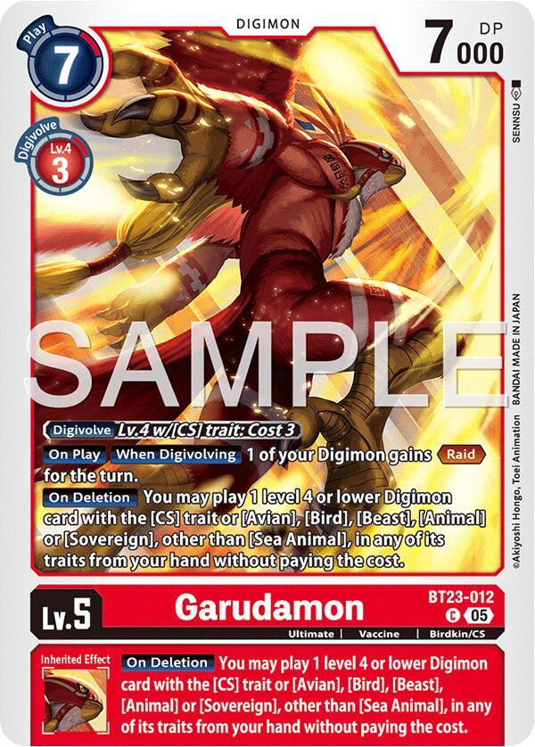 Garudamon card image