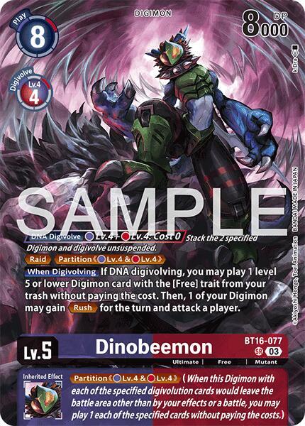 Dinobeemon card image
