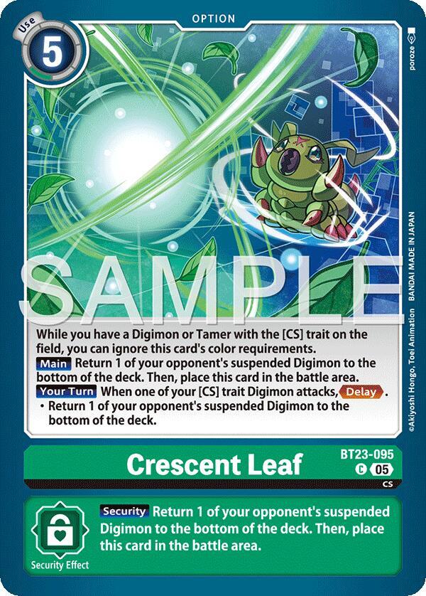Crescent Leaf card image