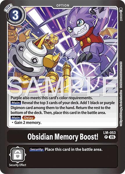 Obsidian Memory Boost! card image