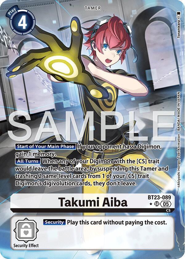 Takumi Aiba (Alternate Art) card image