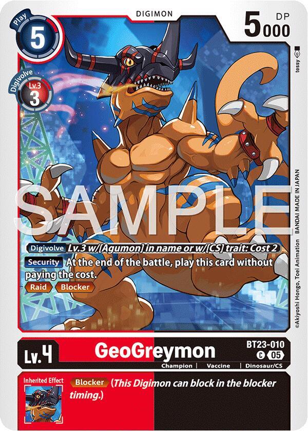 GeoGreymon card image