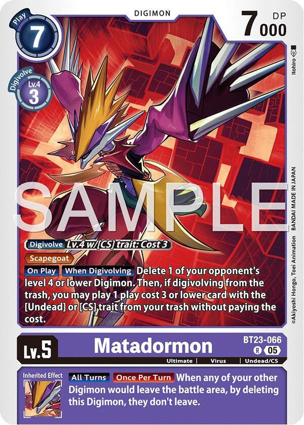 Matadormon card image