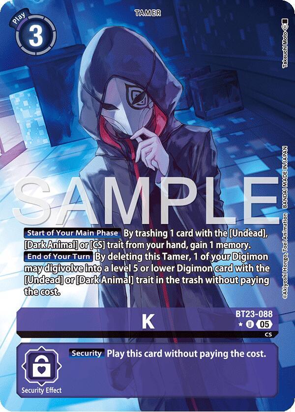 K (Alternate Art) card image