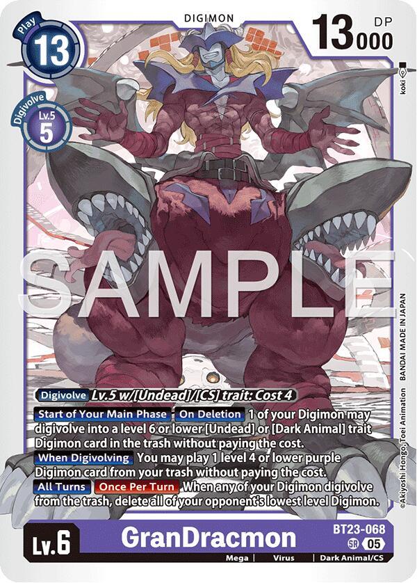 GranDracmon card image