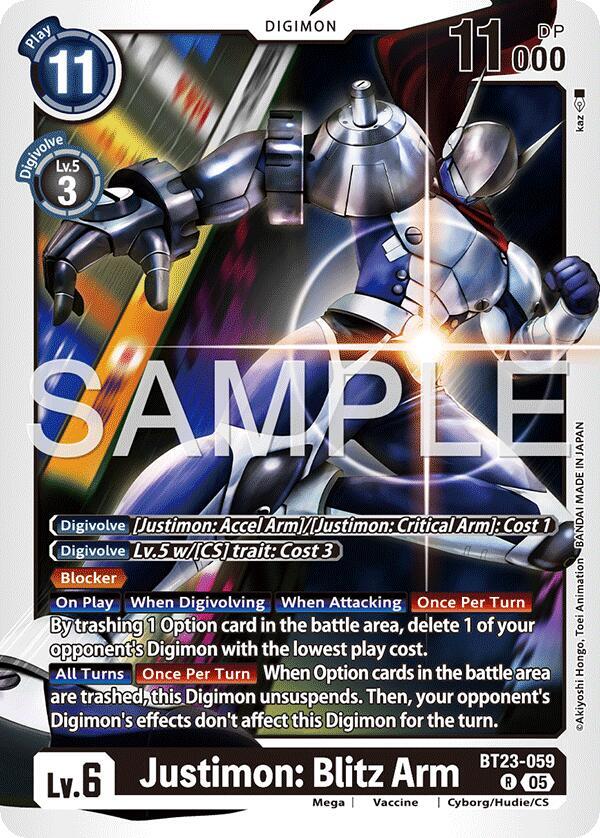 Justimon: Blitz Arm card image