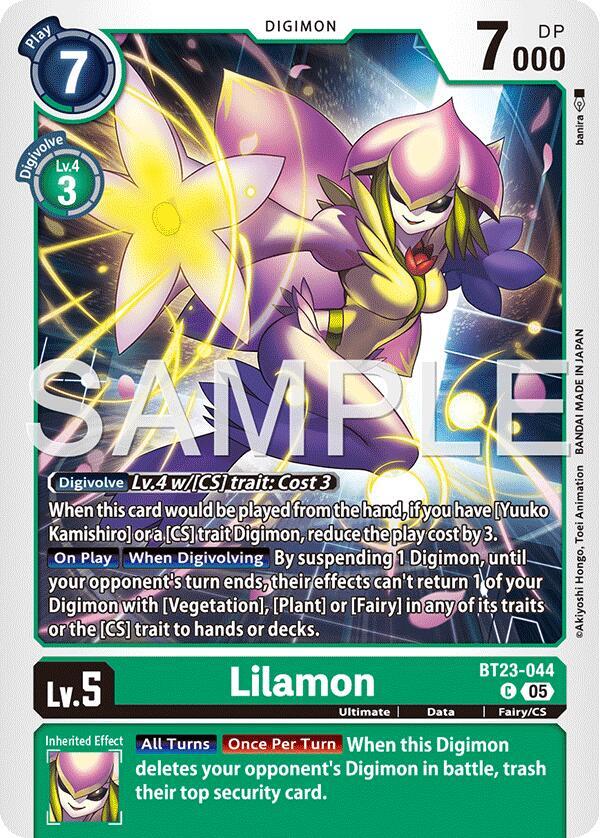 Lilamon card image